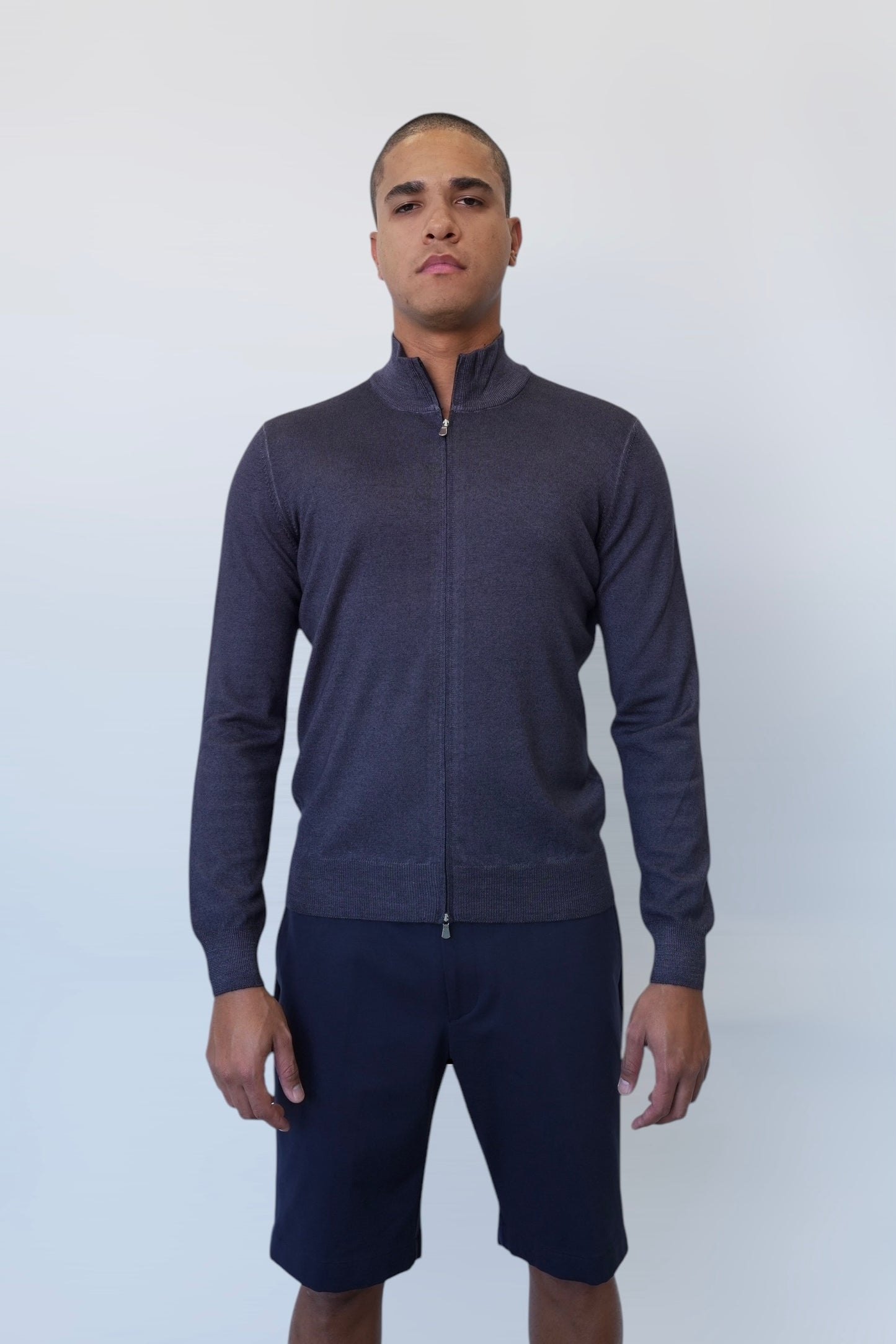 ADRIANO BULGHERONI - JACKET ZIP (GREY)