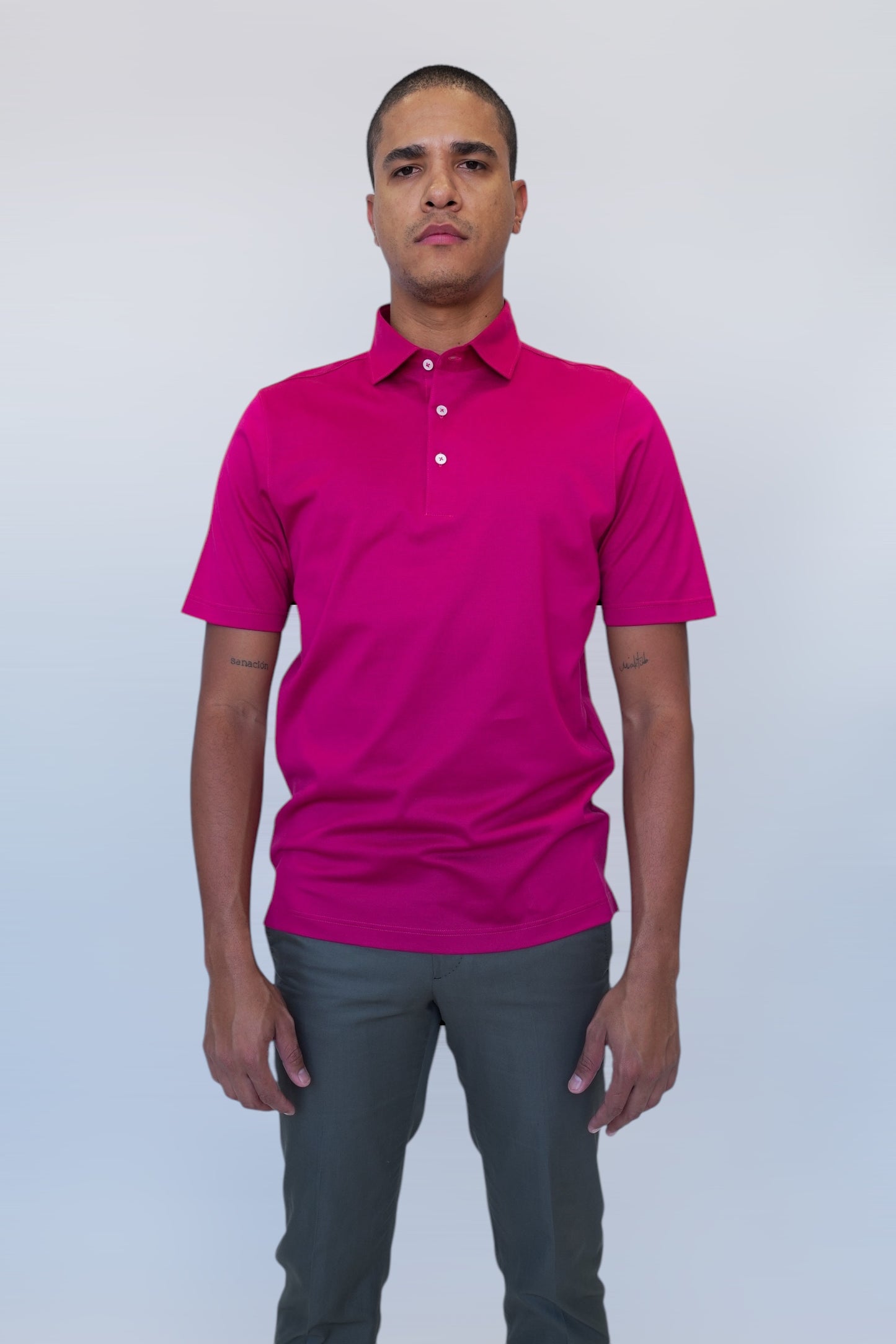 ADRIANO BULGHERONI - POLO FUCSIA