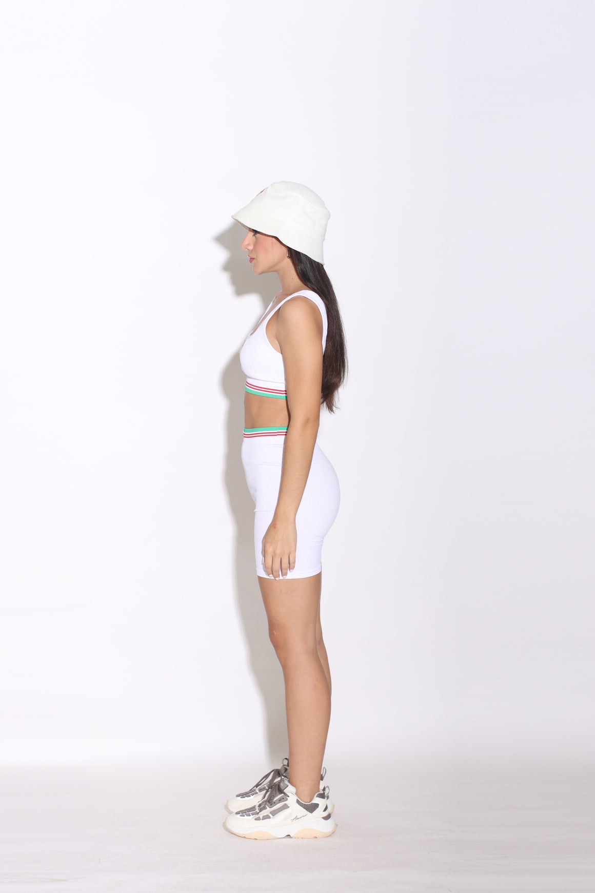 CASABLANCA - SEAMLESS RIBBED CYCLING SHORT
