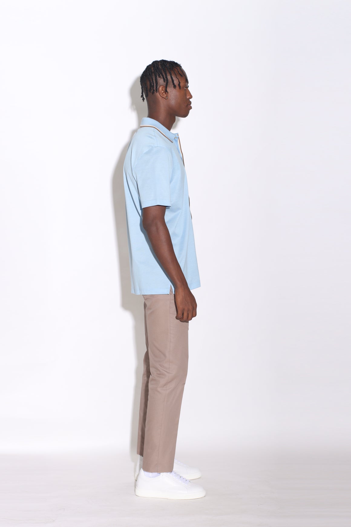 ADRIANO BULGHERONI - CAMISA MANGA CORTA SKY BLUE