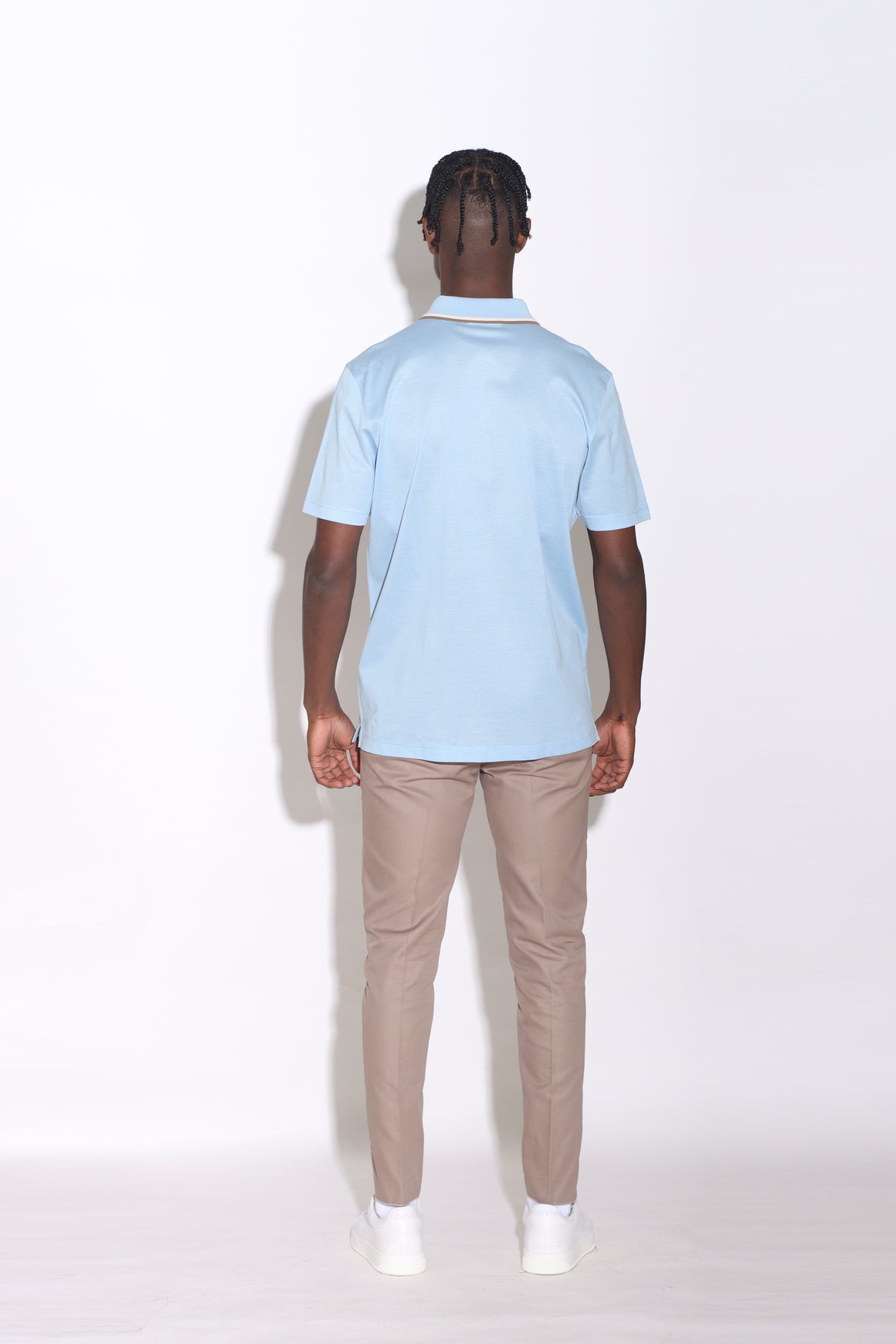 ADRIANO BULGHERONI - CAMISA MANGA CORTA SKY BLUE
