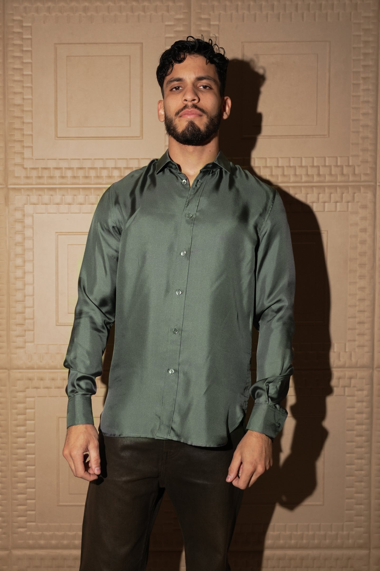 MODES X ADRIANO BULGHERONI - SILK SHIRT FERRO