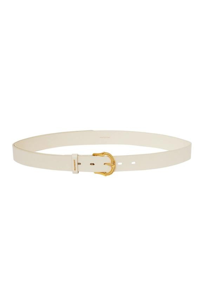 ZIMMERMANN - TWISTED BUCKLE LEATHER BELT 30