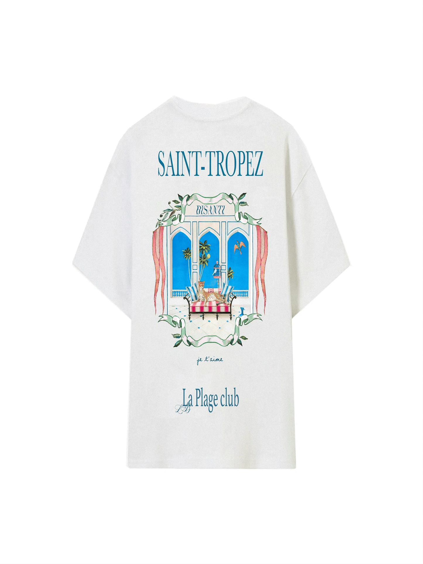 LUIS BISANTI T-SHIRT BLANCA SAINT - TROPEZ