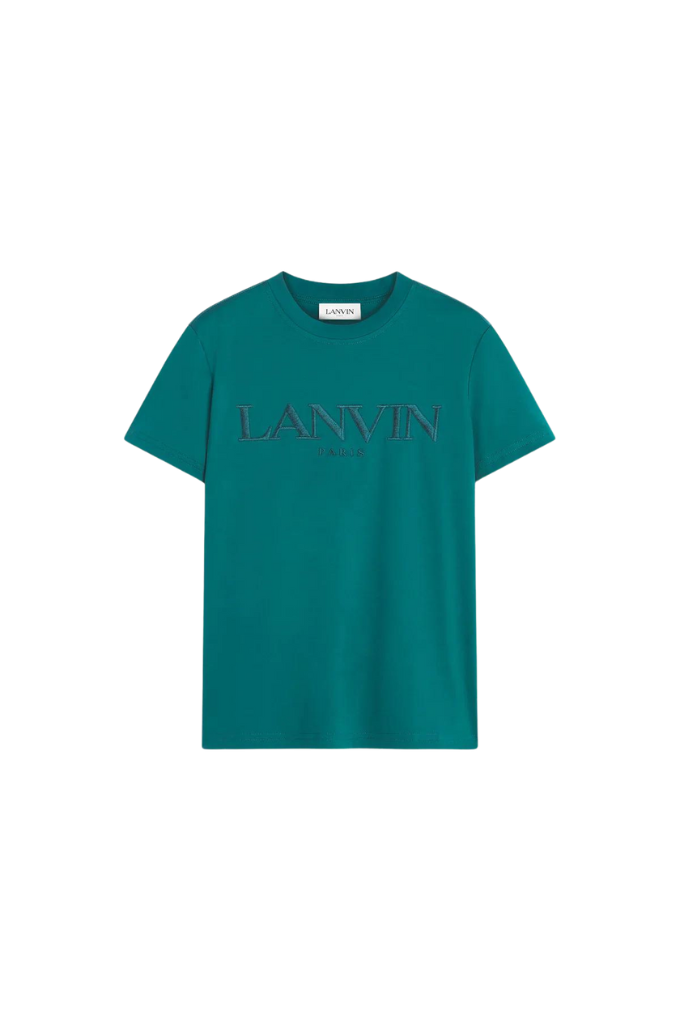 LANVIN - EMBROIDERED REGULAR T-SHIRT DRAGON