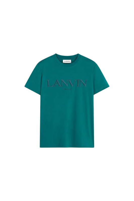 LANVIN - EMBROIDERED REGULAR T-SHIRT DRAGON