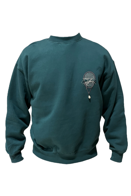 ADRIANO BULGHERONI - SWEATER RAQUETA ROTA DARK GREEN