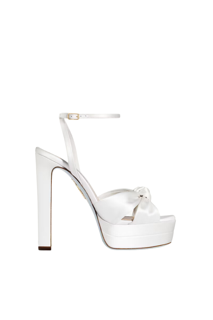 AQUAZZURA - CUPID BRIDAL PLATEAU 130