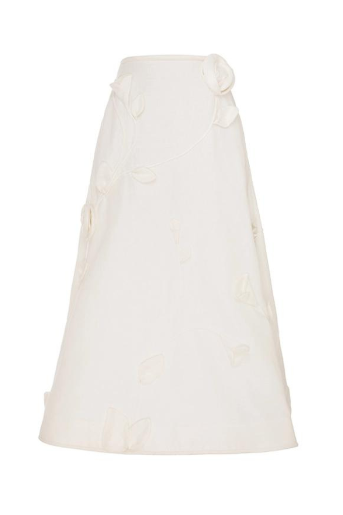 ZIMMERMANN - MATCHMAKER ROSE FLARE SKIRT