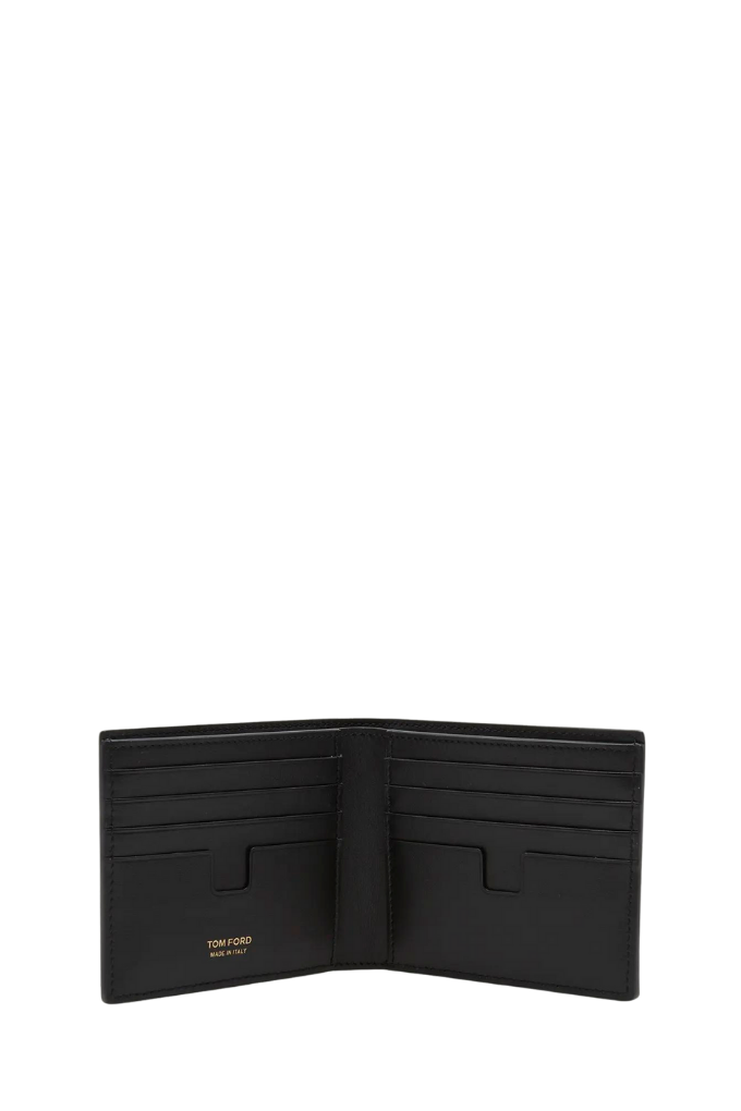 TOM FORD - PRINTED ALLIGATOR T LINE BIFOLD WALLET W