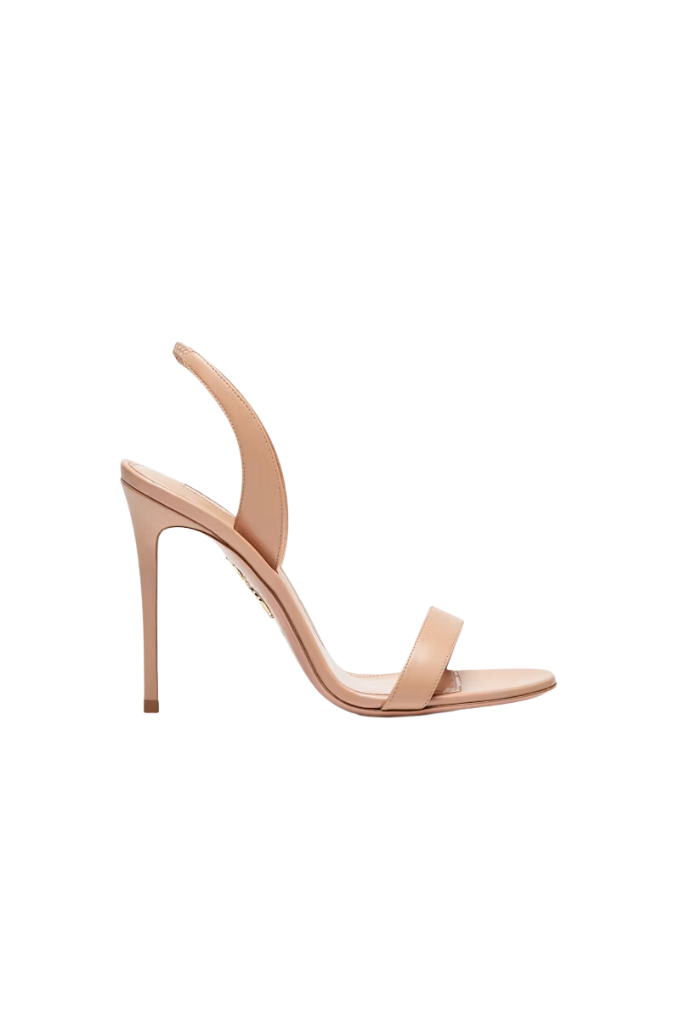 AQUAZZURA - SO NUDE SANDAL 105