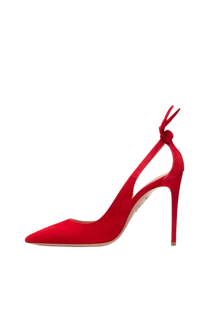 AQUAZZURA - BOW TIE PUMP 105