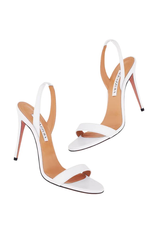 AQUAZZURA - SO NUDE SANDAL 105