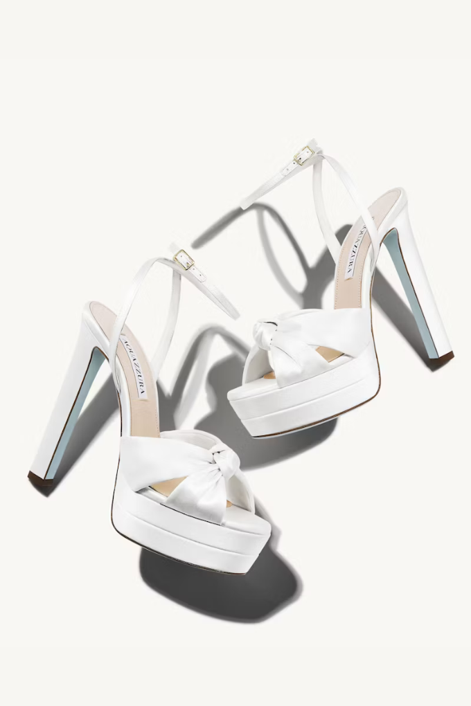 AQUAZZURA - CUPID BRIDAL PLATEAU 130