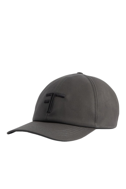 TOM FORD - CANVAS + SMOOTH LEATHER CAP