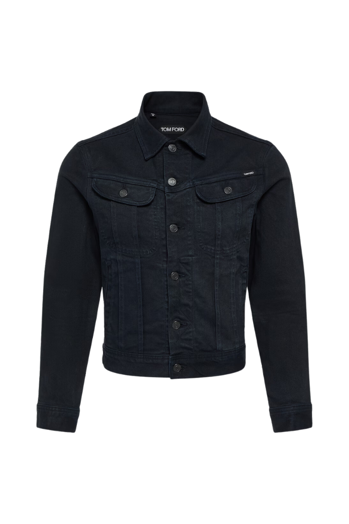 TOM FORD - STAY PRESS TWILL ICON DENIM JACKET