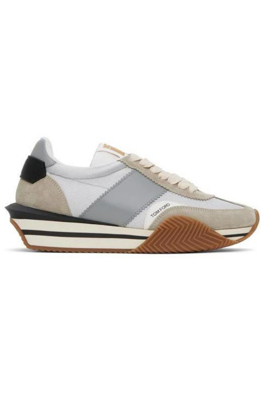 TOM FORD - SUEDE + LYCRA JAMES SNEAKER