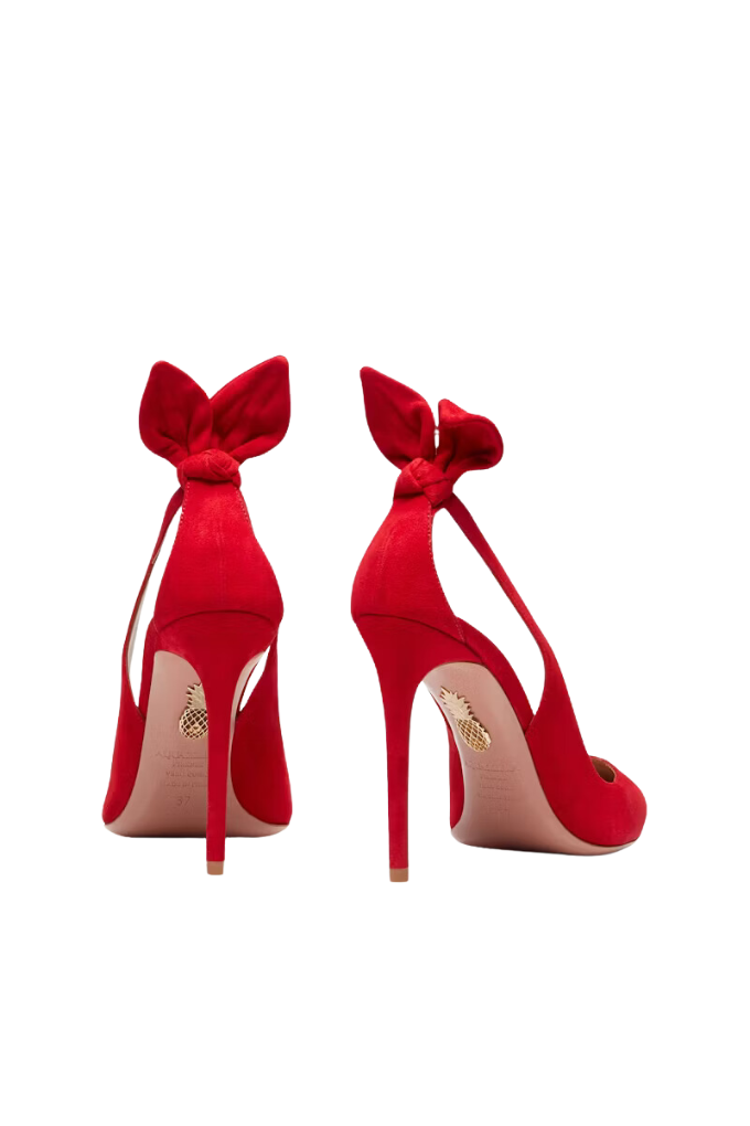 AQUAZZURA - BOW TIE PUMP 105