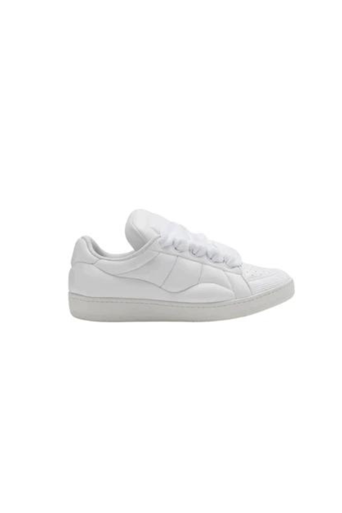 LANVIN - CURB XL LOW TOP SNEAKERS WHITE/WHITE