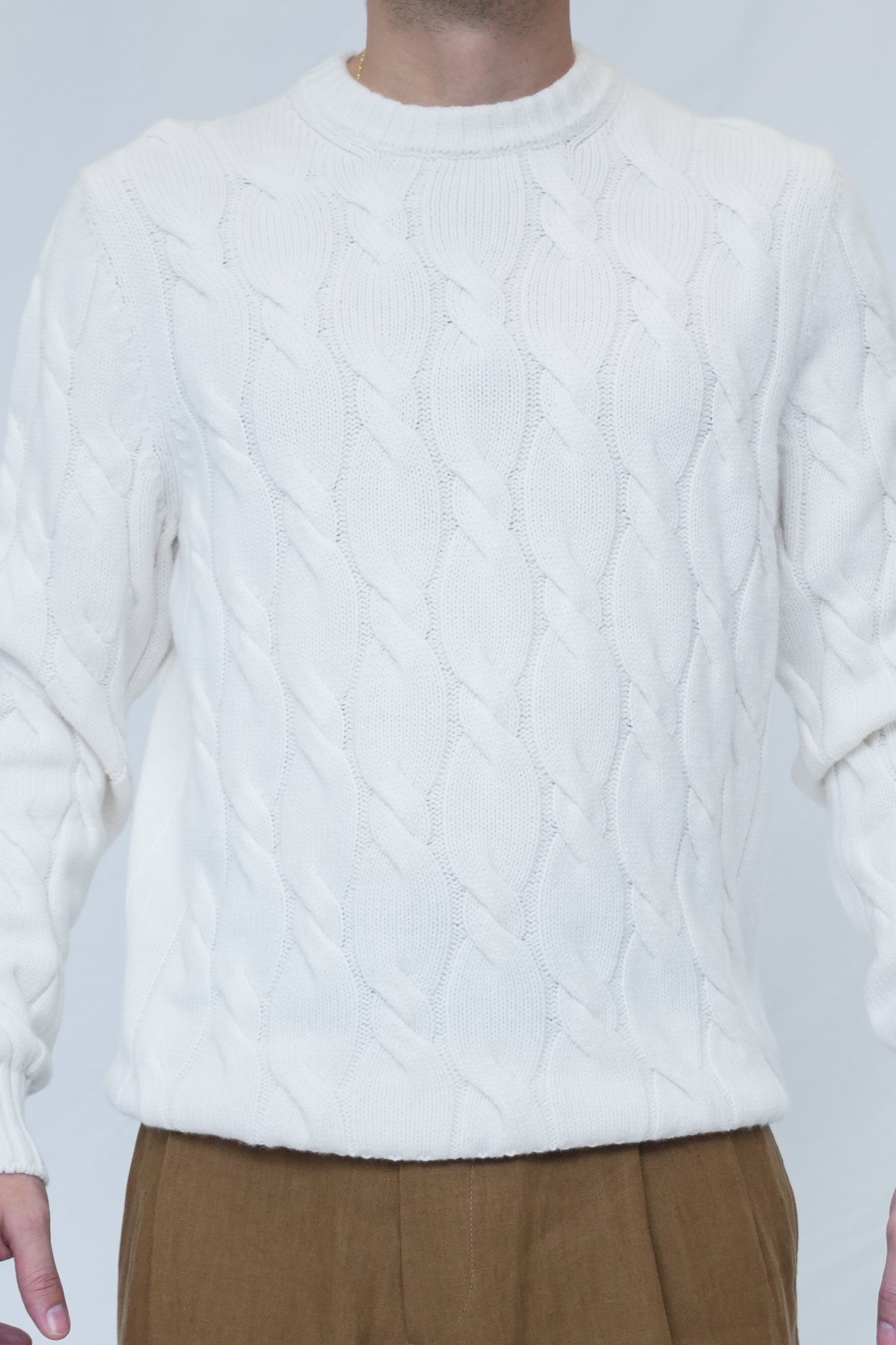 ADRIANO BULGHERONI - CREW NECK PULLOVER CASHMERE