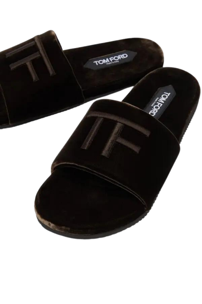 TOM FORD - VELVET HARRIS SLIDE