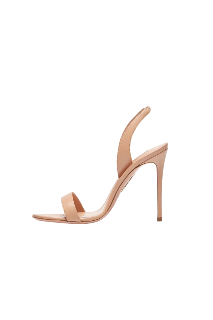 AQUAZZURA - SO NUDE SANDAL 105