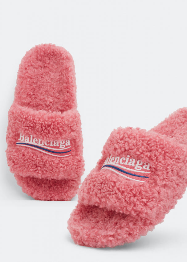 BALENCIAGA - FURRY SLIDE