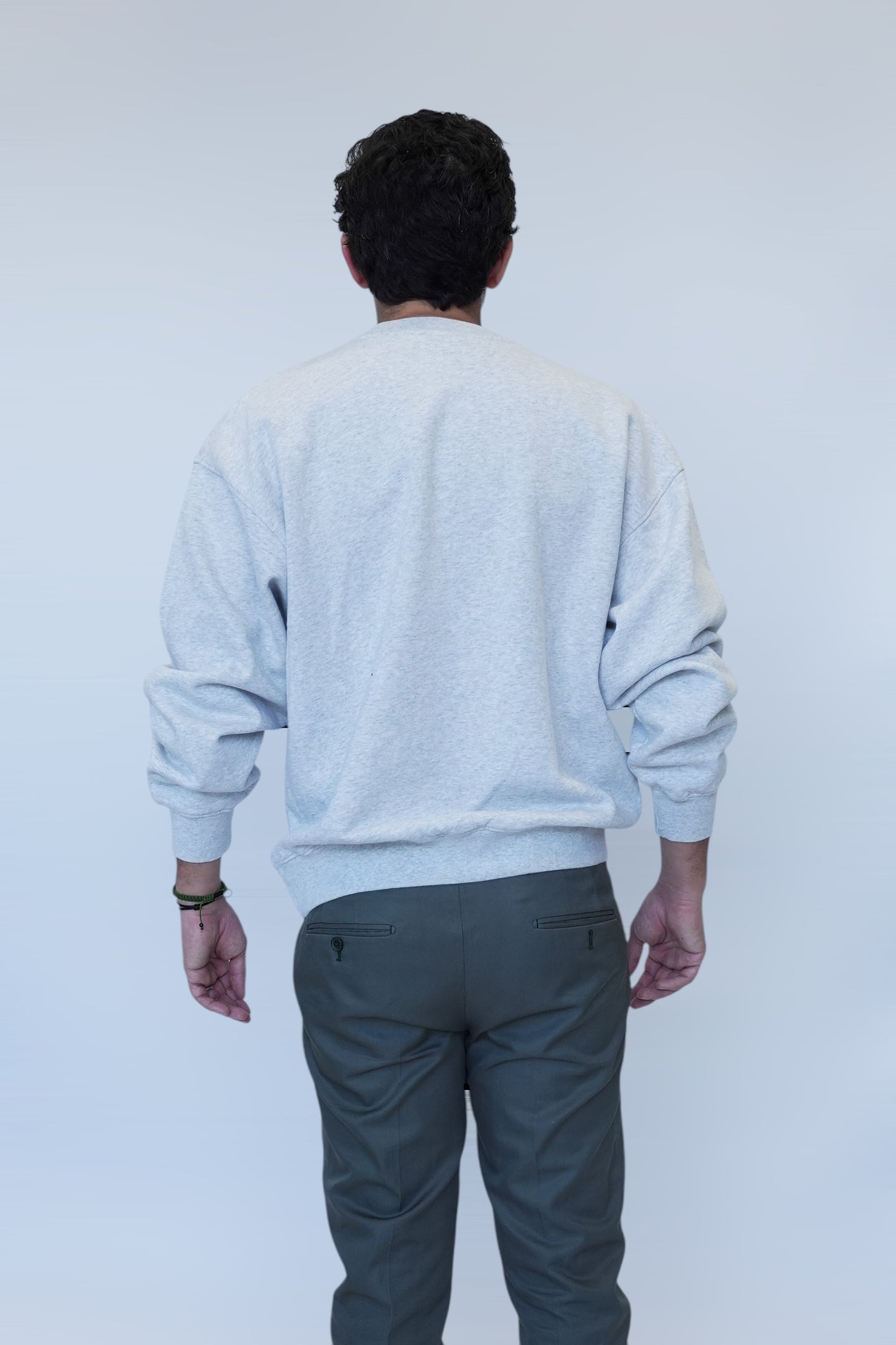 ADRIANO BULGHERONI - SWEATER RAQUETA ROTA GRIS
