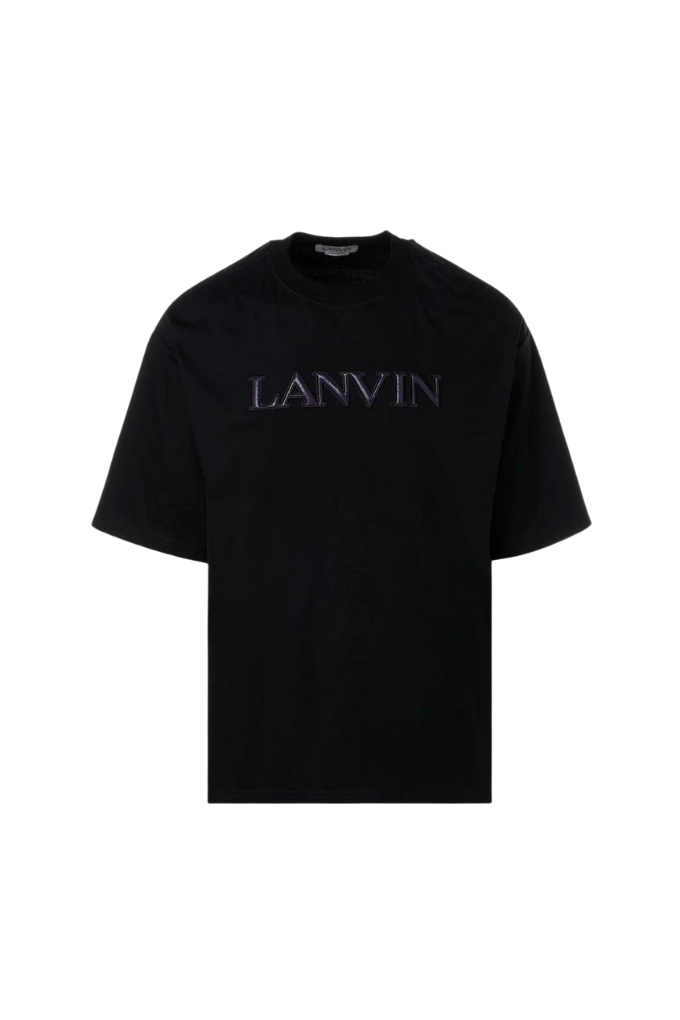 LANVIN - PUFFER LANVIN PARIS OVERSIZED T-SHIRT BLACK