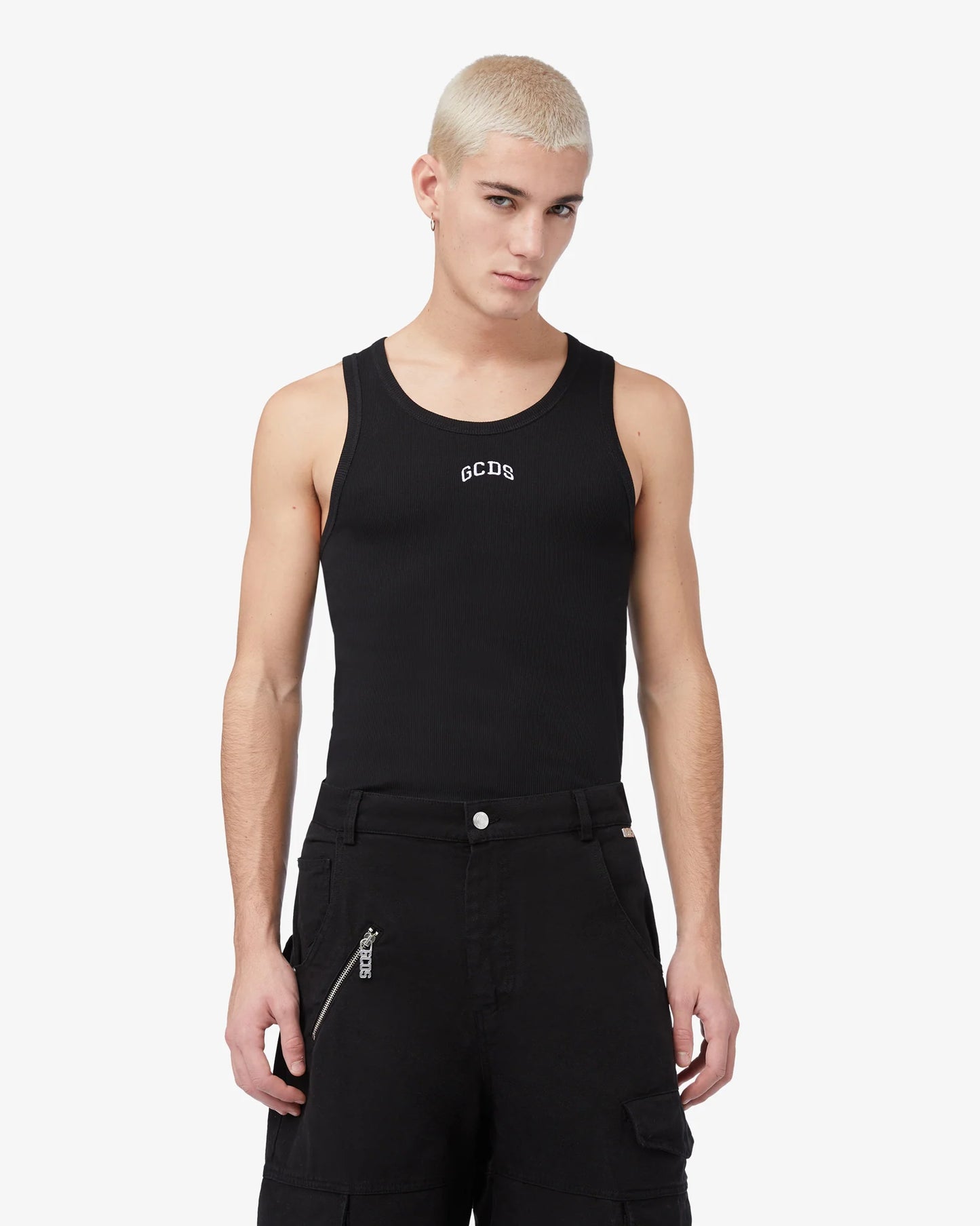 GCDS - LOUNGE LOGO TANK TOP