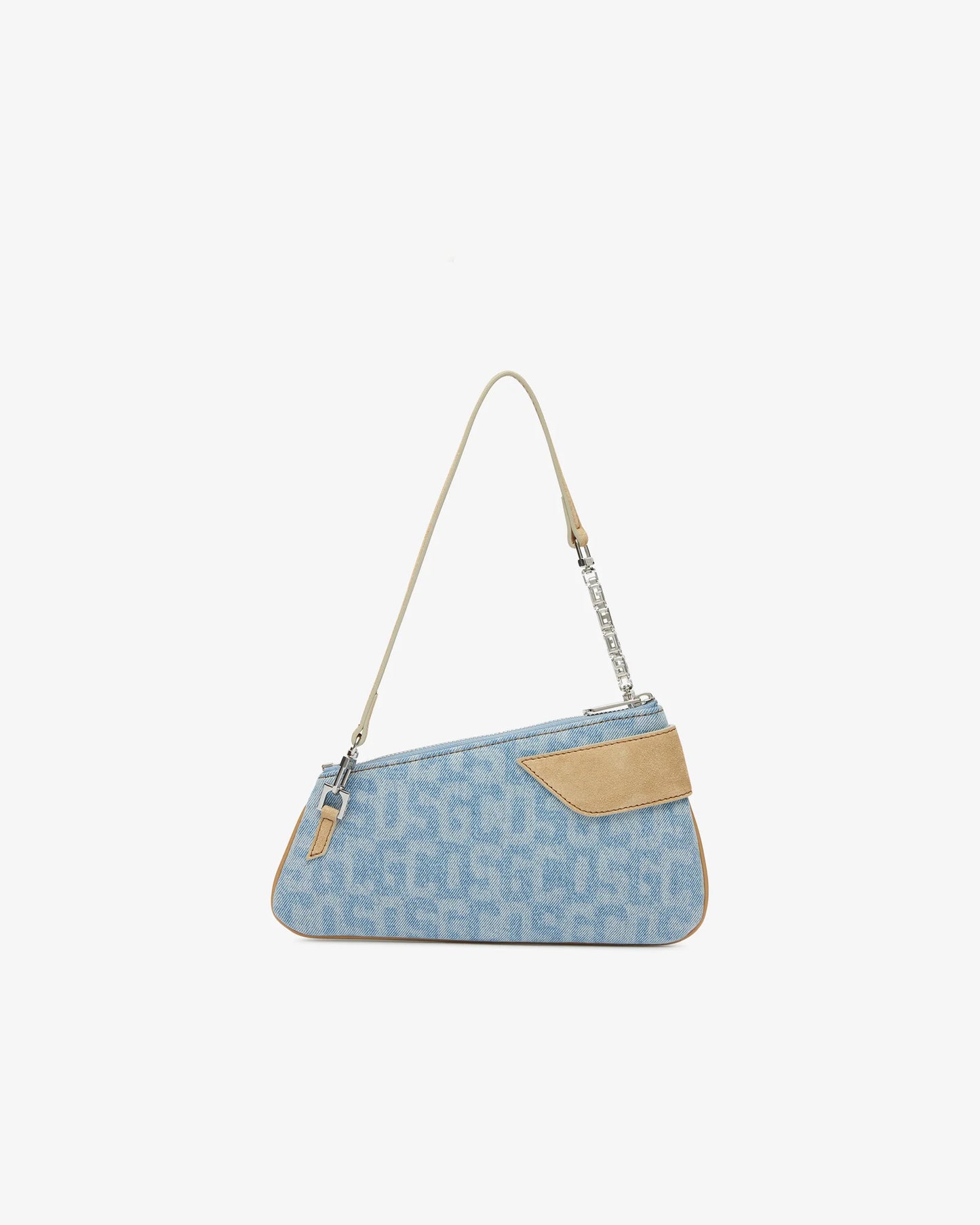 GCDS - COMMA NOTTE GCDS MONOGRAM DENIM BAG