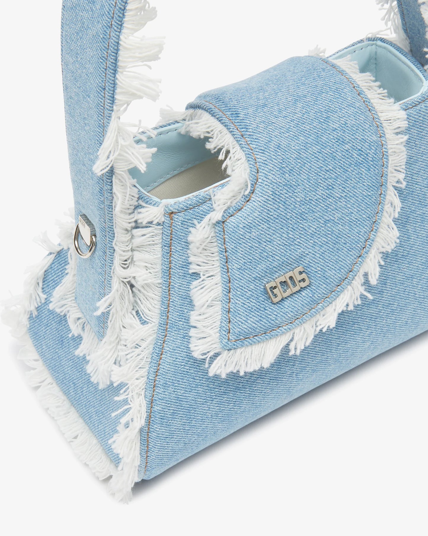 GCDS - COMMA DENIM SMALL HANDBAG