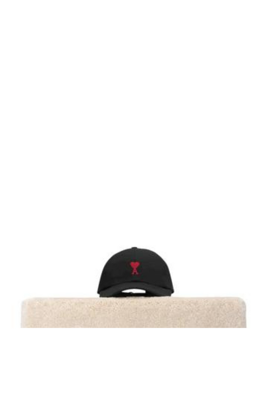 AMI PARIS - RED ADC EMBROIDERY CAP