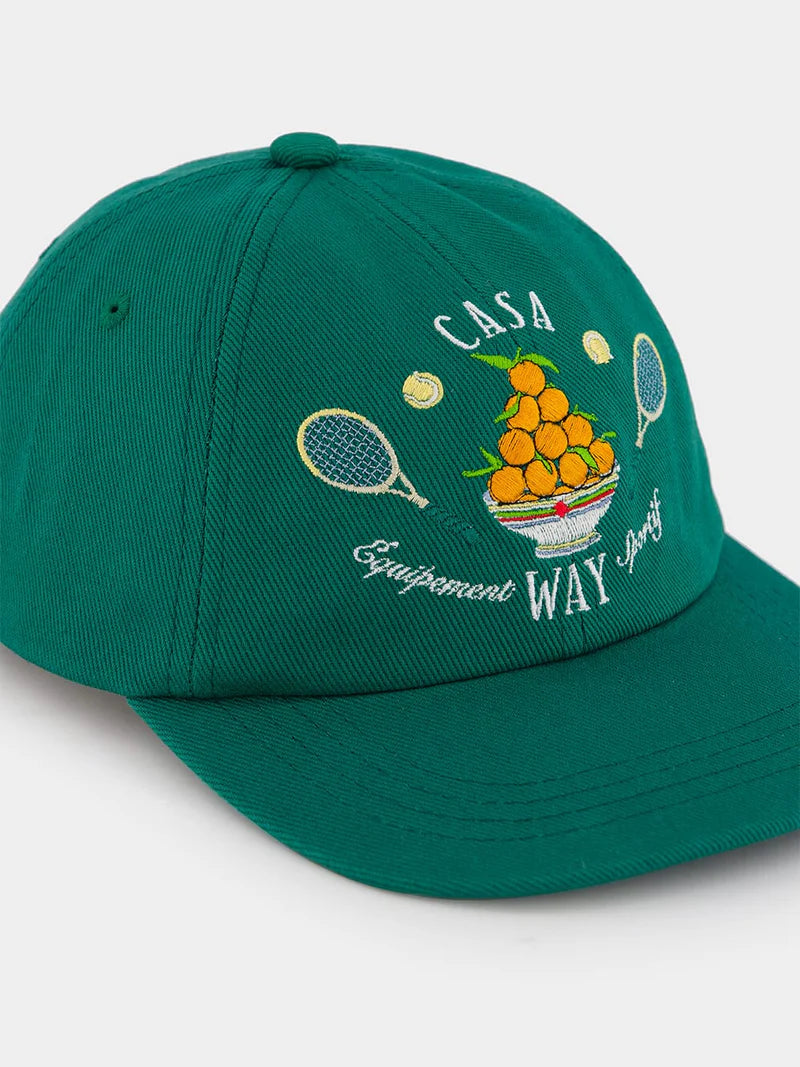 CASABLANCA - CASA WAY EMBROIDERED CAP