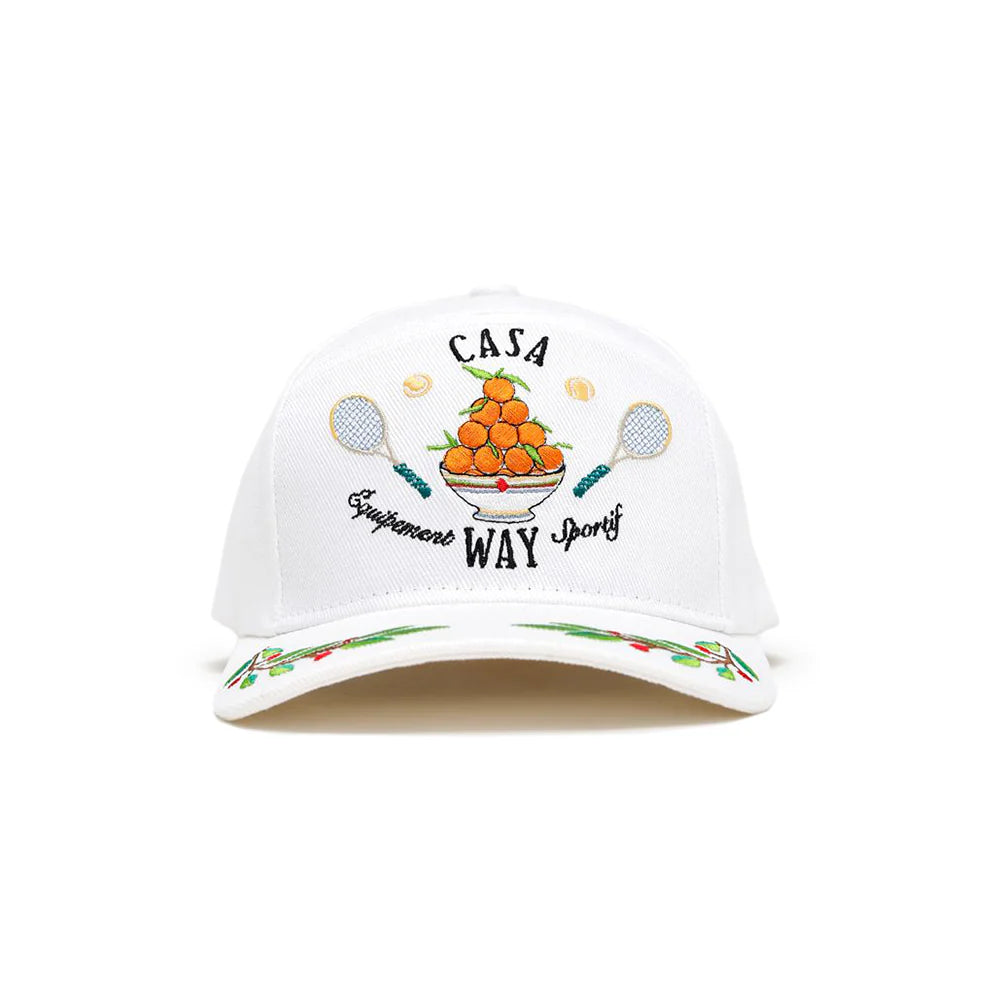 CASABLANCA - CASA WAY LAUREL EMBROIDERED CAP