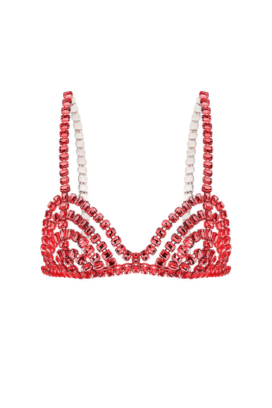 NUÉ - ROSE QUARZ BRA RED