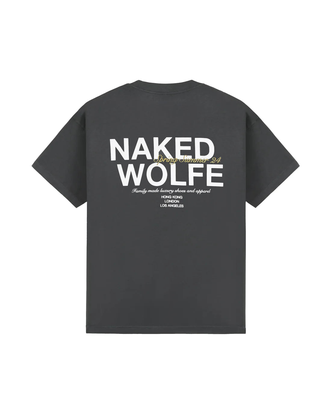 NAKED WOLFE - CLASSC T-SHIRT DARK GREY