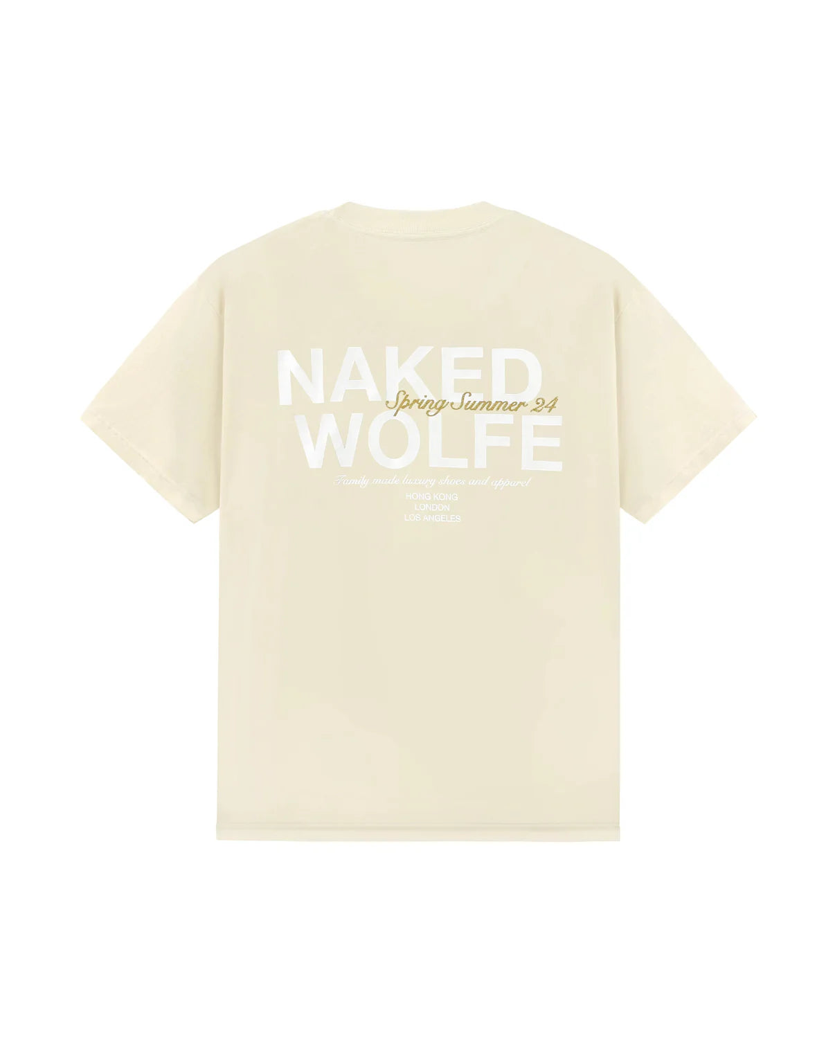 NAKED WOLFE - CLASSC T-SHIRT OFF WHITE