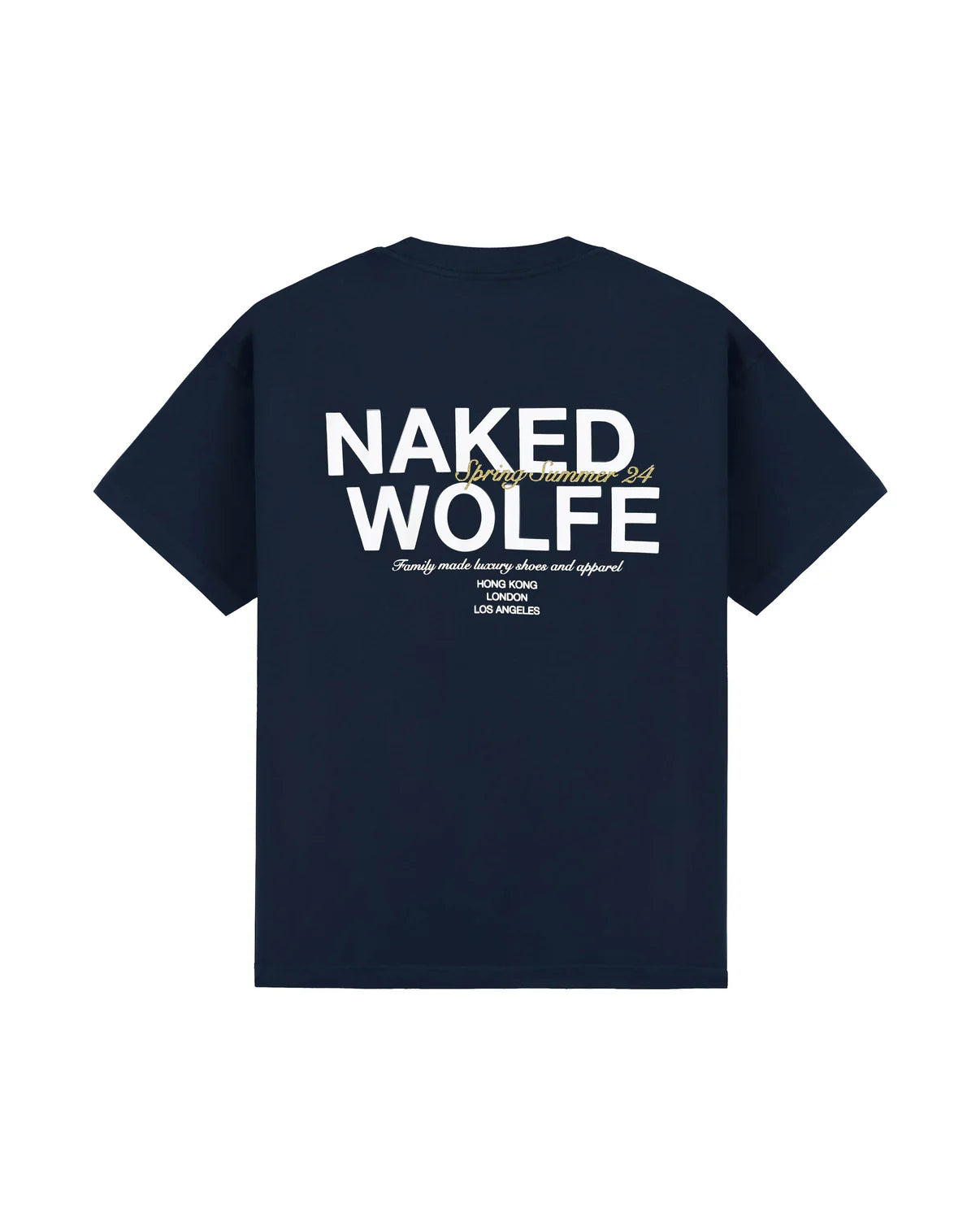 NAKED WOLFE - CLASSC T-SHIRT NAVY