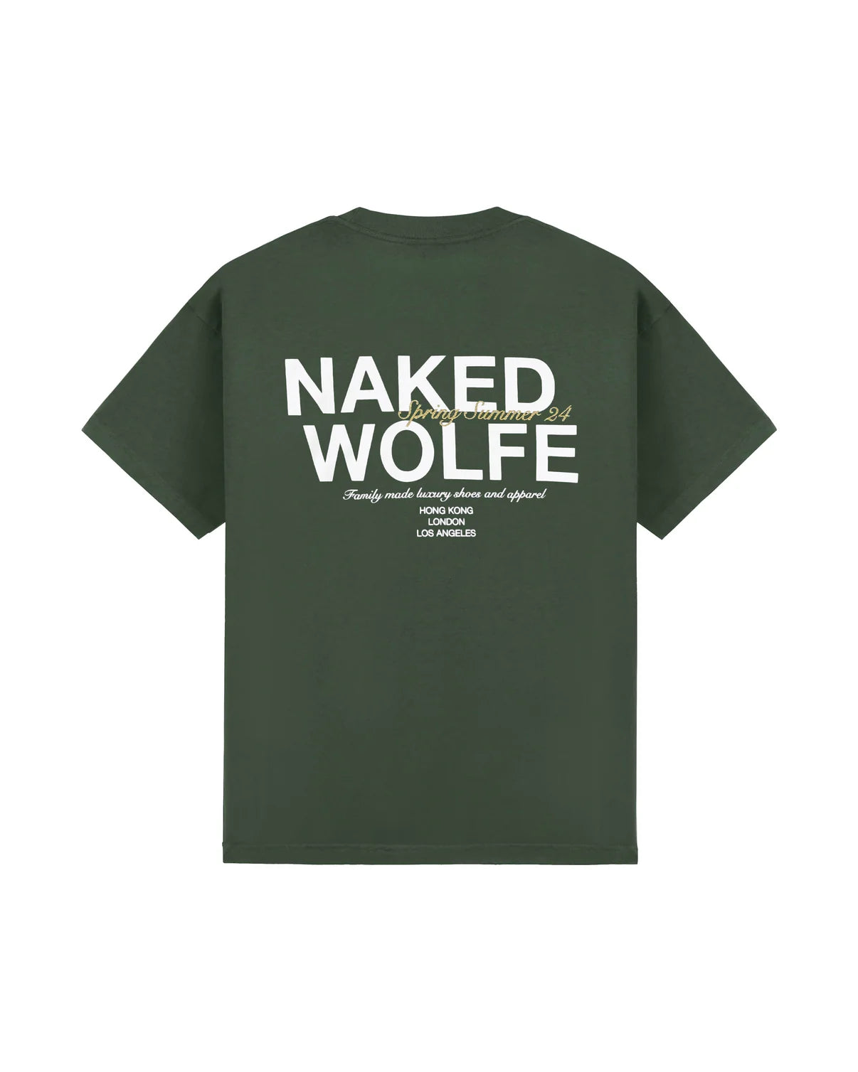 NAKED WOLFE - CLASSC T-SHIRT FORREST GREEN