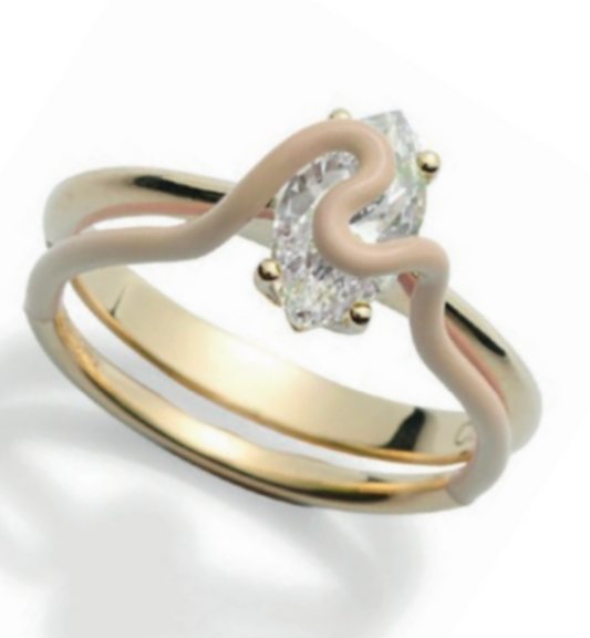 BEA BONGIASCA - COMPOSABLE RING IN 18K