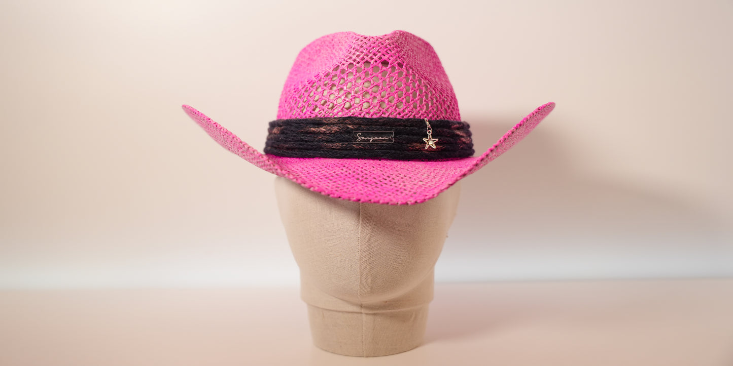 SANJUAN SOMBRERO COWBOY ROSADO