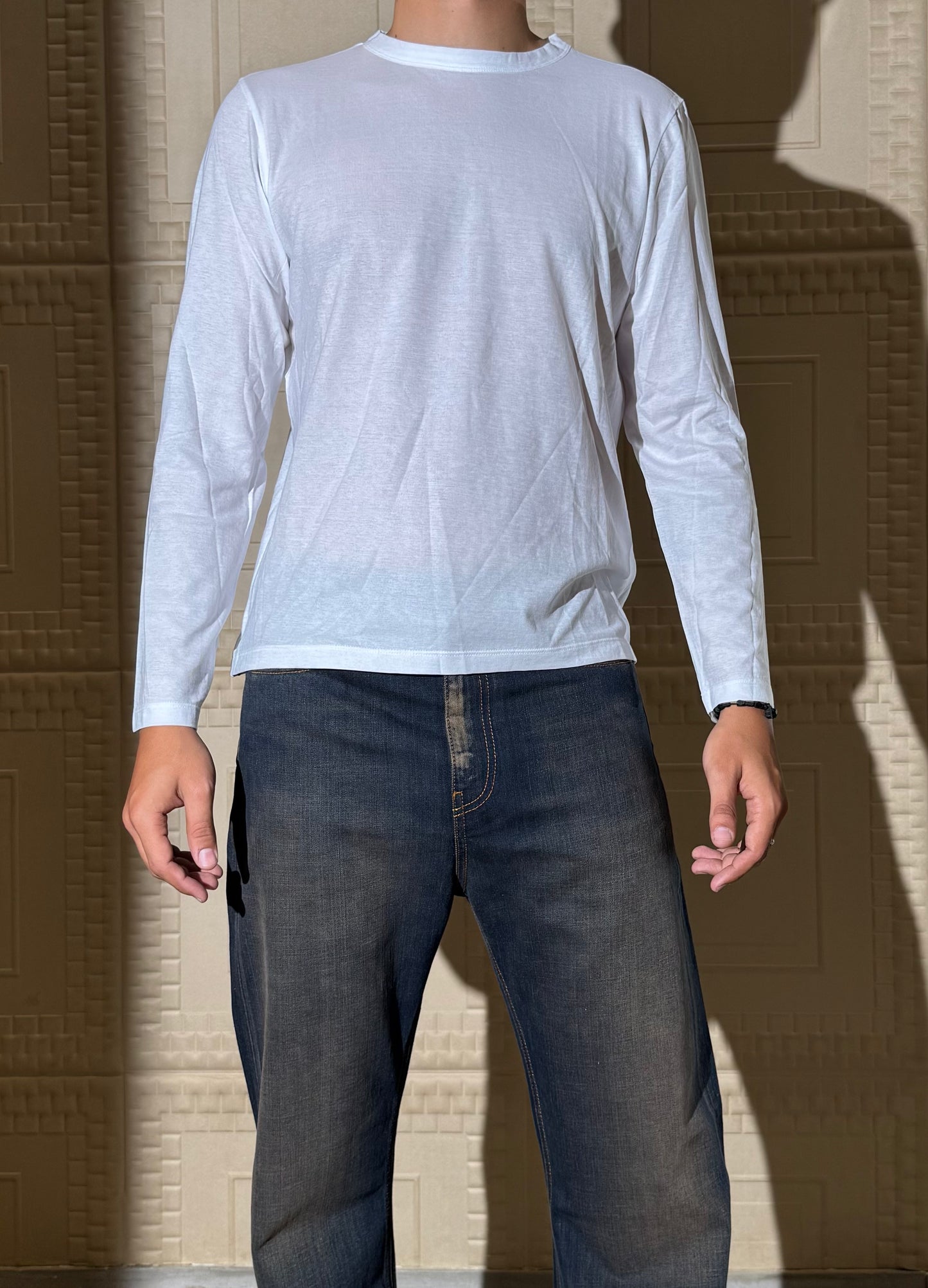 MODES X ADRIANO BULGHERONI - JERSEY GIROCOLLO BIANCO
