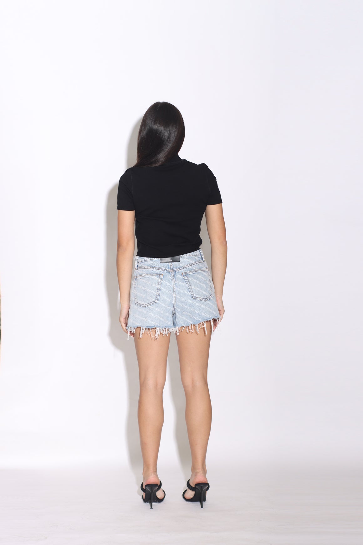 ALEXANDER WANG - FOUNDATION BODYCON S/S MOCK NEC