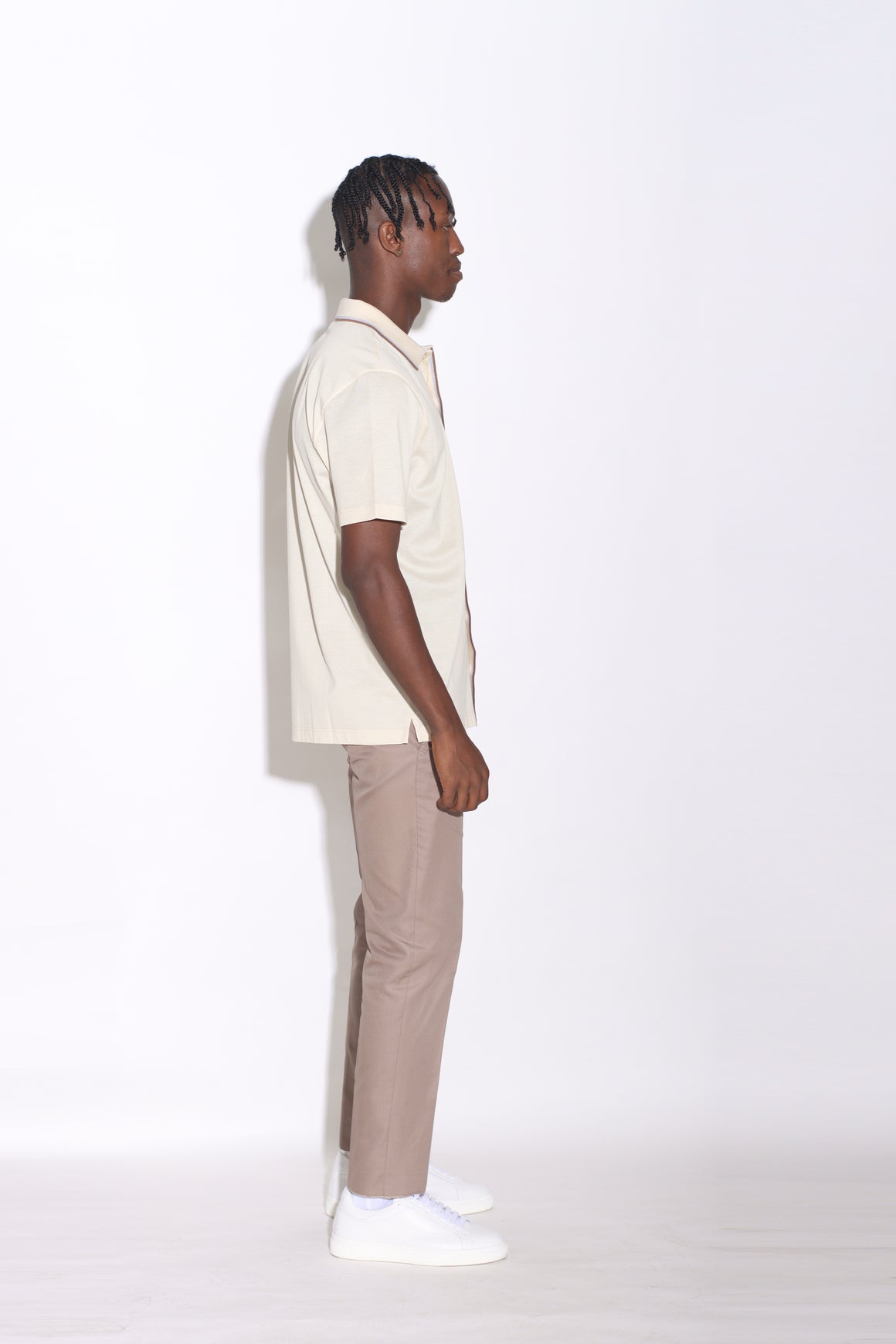 ADRIANO BULGHERONI - CAMISA BEIGE