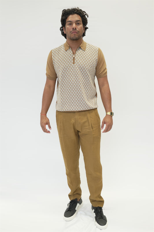 ADRIANO BULGHERONI - TENNIS ZIP (BROWN)