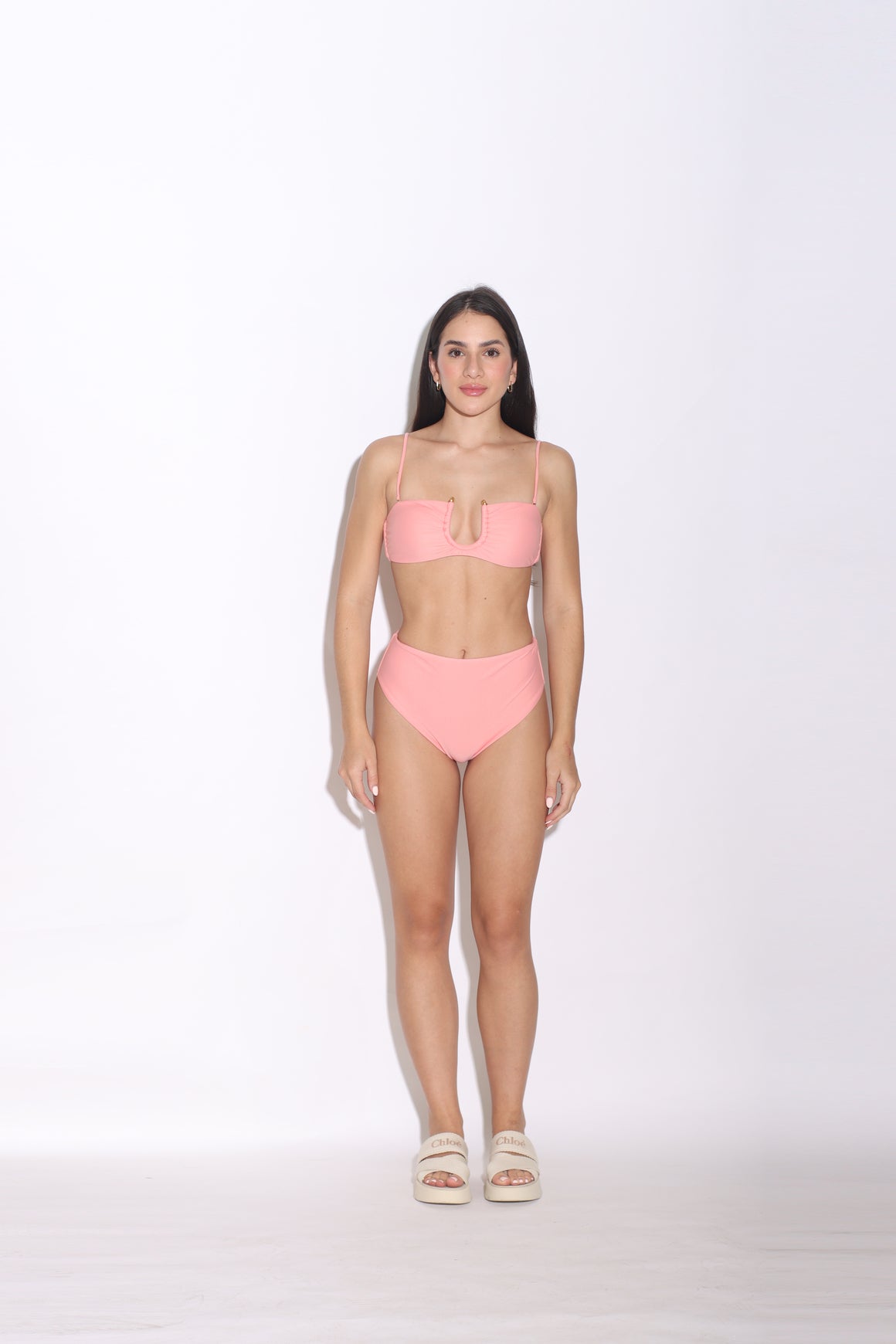 VIX - SOLID CORA BANDEAU TOP & SOLID BELA HOT PANTS FULL