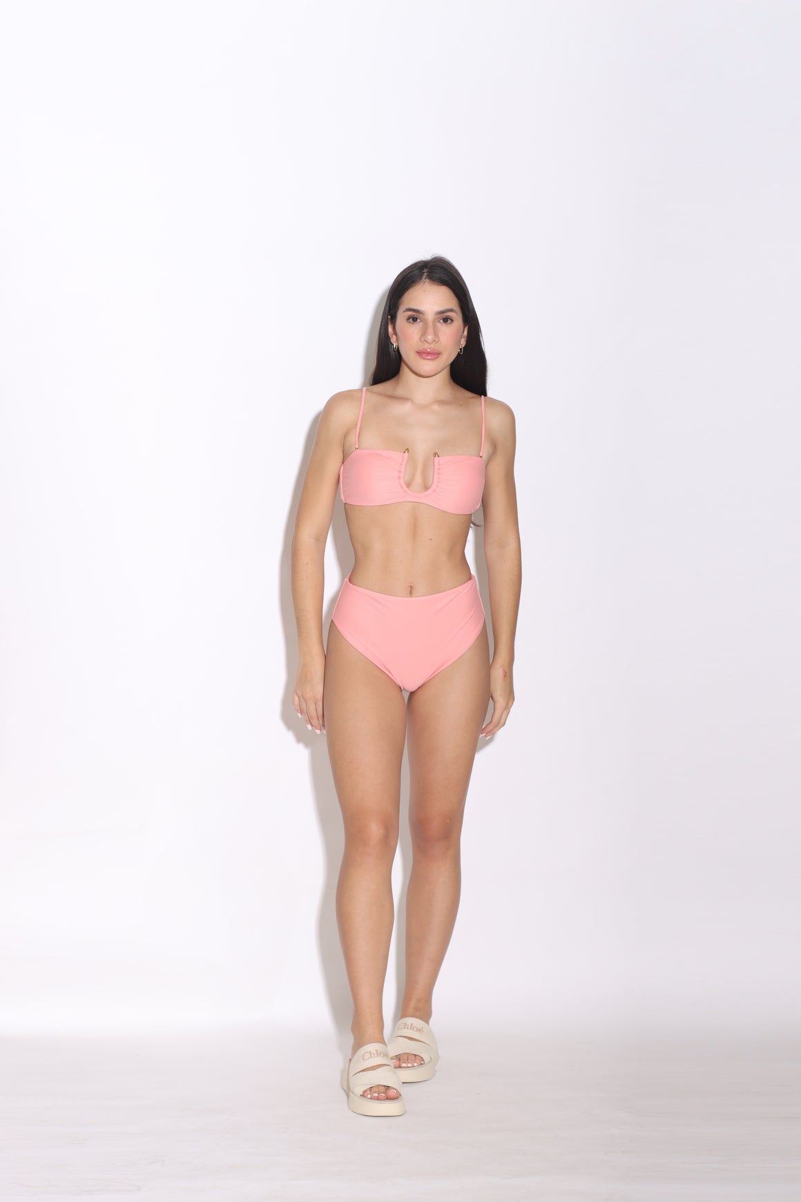 VIX - SOLID CORA BANDEAU TOP & SOLID BELA HOT PANTS FULL