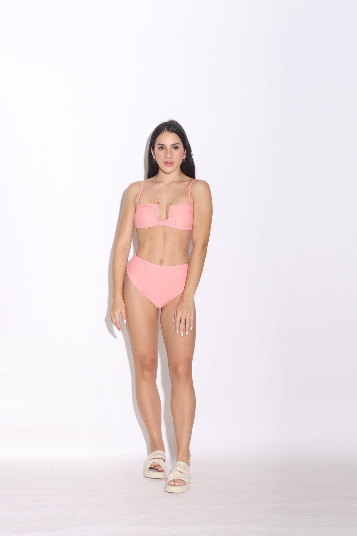 VIX - SOLID CORA BANDEAU TOP & SOLID BELA HOT PANTS FULL