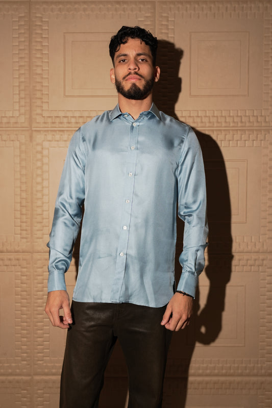 MODES X ADRIANO BULGHERONI -  SILK SHIRT LAGO